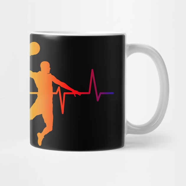 Basketball Heartbeat Gift by Delightful Designs